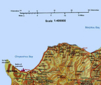 map of cyprus - polis region