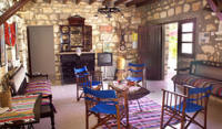 The pretty Carythia cottage set in lovely gardens near Pafos in Cyprus