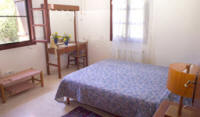 The pretty Carythia cottage - one of the bedrooms - near Paphos in Cyprus