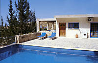 Swimming pool facilities at the Villarette in Cyprus