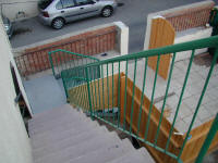Apartment for holiday let in the centre of Larnaca in Cyprus - the stairs are steep, so be aware before you book.