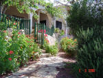 This three bedroom villa in Pegia near Paphos has delightful gardens.