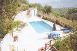 Kritou Terra villa, an authentic agrotourism property - swimming pool with views.