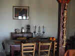 Each apartment at Vouni Lodge has it's own dining area. - click to enlarge.