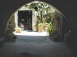 The arches at Stratos House are cool and shady