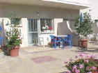 This is the entrance to a studio apartment which are in the village of Polis Chrysochous, Cyprus.