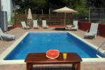 At Poliana villa in Cyprus you can enjoy yourself by the pool and relax on the comfy sunbeds