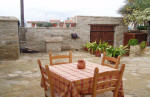Enjoy your dinner on the veranda at Maroni villa in Cyprus