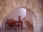 The dining area at Villa Neo Chorio in Cyprus